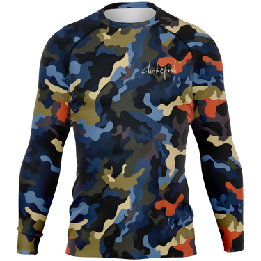 Chokefish™ Long Sleeve Rashguard Camouflage Men's Shirt-012